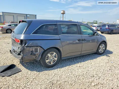 2016 Honda Odessey VIN 5FNRL5H23GB168051 фото 3