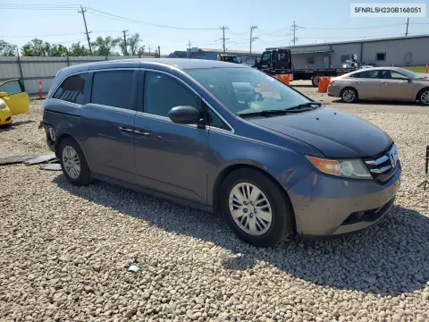 2016 Honda Odessey VIN 5FNRL5H23GB168051 фото 4