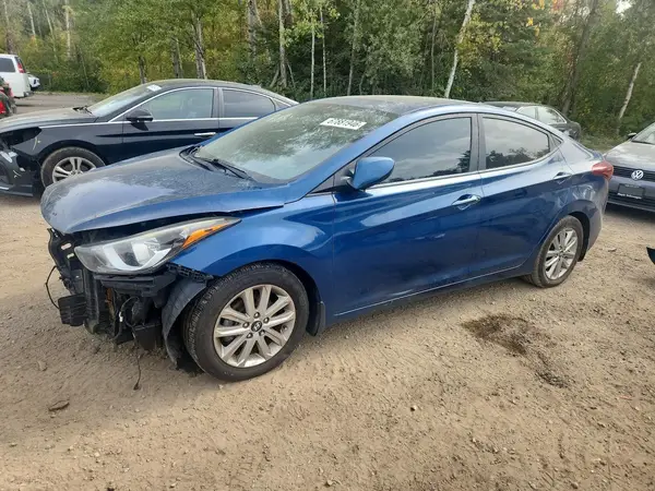 KMHDH4AE4GU514301 — 2016 Hyundai Elantra, Передняя часть (Front End), фото до ремонта