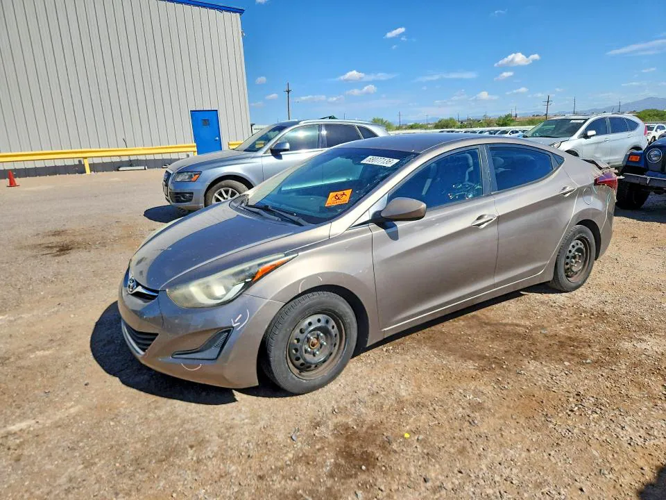 2016 Hyundai Elantra VIN 5NPDH4AE3GH696801 фото 1