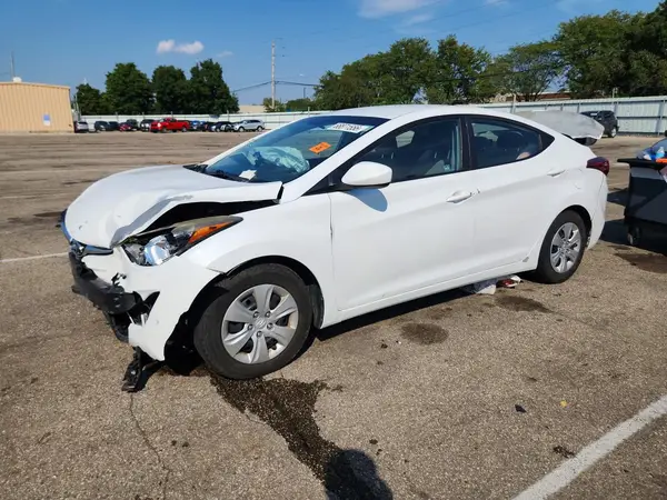 5NPDH4AEXGH765855 — 2016 Hyundai Elantra, Передняя часть (Front End), фото до ремонта