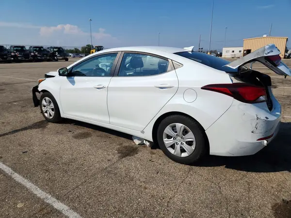 5NPDH4AEXGH765855 — 2016 Hyundai Elantra, фото 2 с аукциона Copart 30.09.2026, Передняя часть