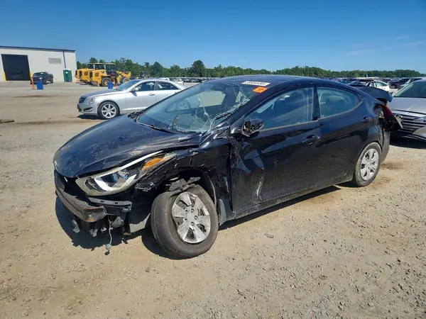 KMHDH4AE9GU583694 — 2016 Hyundai Elantra, Передняя часть (Front End), фото до ремонта