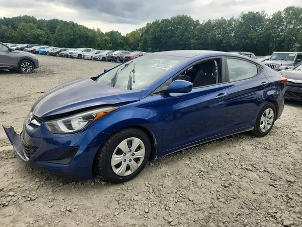 5NPDH4AEXGH785331 — 2016 Hyundai Elantra, Передняя часть (Front End), фото до ремонта