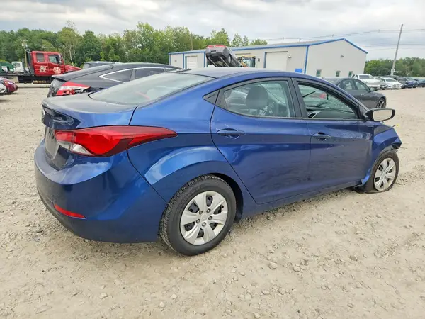 2016 HYUNDAI ELANTRA VIN 5NPDH4AEXGH785331 фото 3