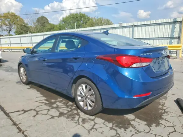 2016 HYUNDAI ELANTRA VIN KMHDH4AE1GU607051 фото 2