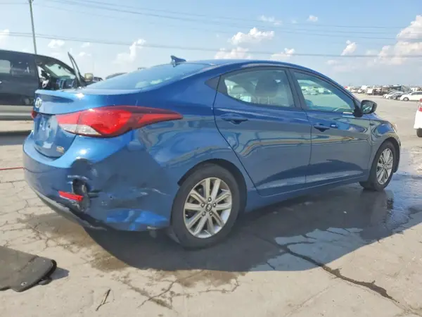 2016 HYUNDAI ELANTRA VIN KMHDH4AE1GU607051 фото 3