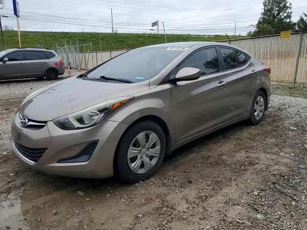 5NPDH4AE6GH670600 Hyundai Elantra 2016 — повреждение Механические повреждения, фото до ремонта