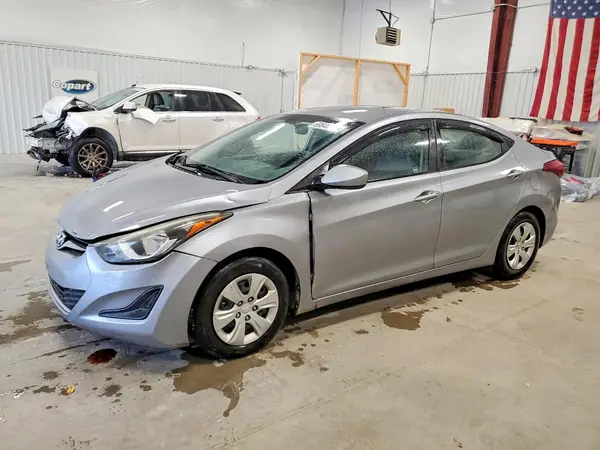 5NPDH4AE8GH717707 — 2016 Hyundai Elantra, Передняя часть (Front End), фото до ремонта