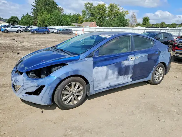 5NPDH4AEXGH783207 — 2016 Hyundai Elantra, Вандализм (Vandalism), фото до ремонта