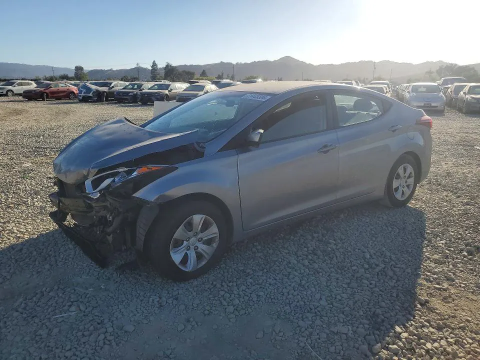 2016 Hyundai Elantra VIN 5NPDH4AE9GH715948 фото 1