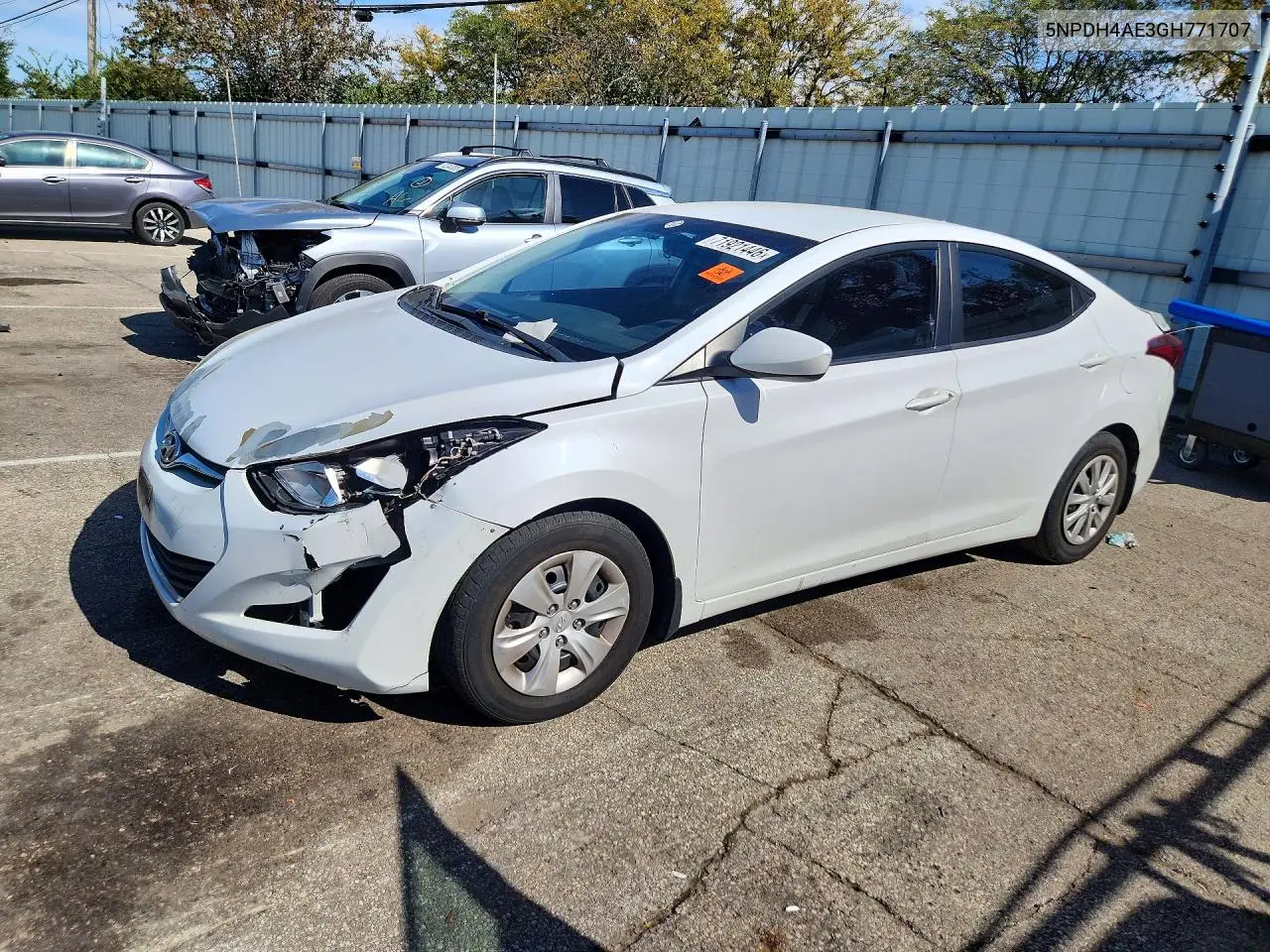2016 Hyundai Elantra Se VIN 5NPDH4AE3GH771707 фото 1