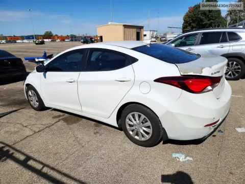 2016 Hyundai Elantra Se VIN 5NPDH4AE3GH771707 фото 2