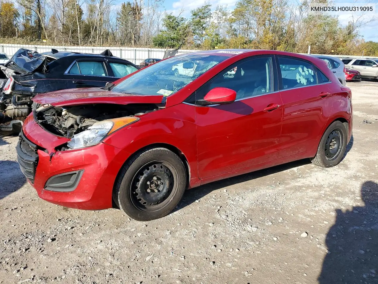 2016 Hyundai Elantra Gt Base VIN KMHD35LH0GU319095 фото 1