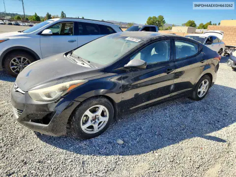 2016 Hyundai Elantra Se VIN 5NPDH4AEXGH663262 фото 1