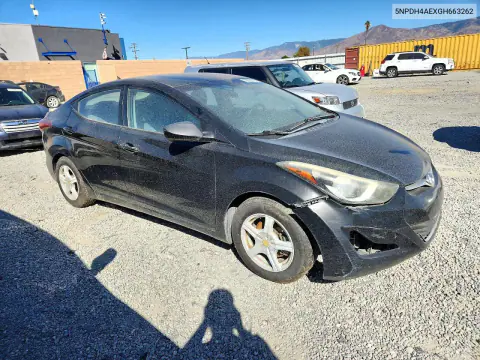 2016 Hyundai Elantra Se VIN 5NPDH4AEXGH663262 фото 4