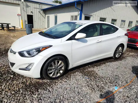 2016 Hyundai Elantra Se VIN 5NPDH4AEXGH790335 фото 1