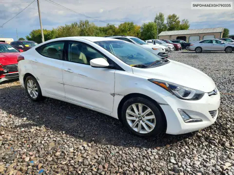 2016 Hyundai Elantra Se VIN 5NPDH4AEXGH790335 фото 4