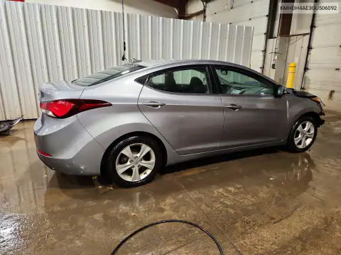 KMHDH4AE3GU506092 — 2016 Hyundai Elantra, фото 3 с аукциона Copart, Передняя часть