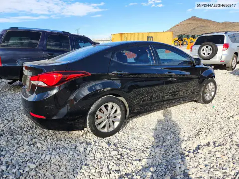 2016 Hyundai Elantra Se VIN 5NPDH4AE3GH656847 фото 3