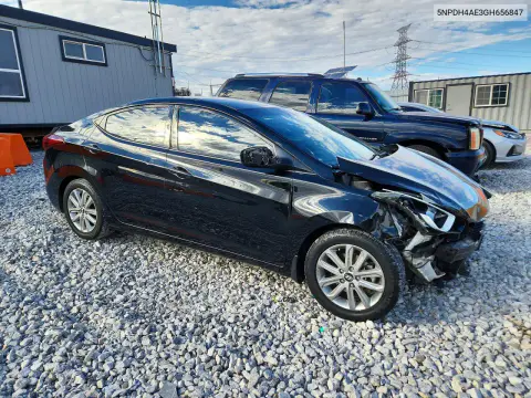 2016 Hyundai Elantra Se VIN 5NPDH4AE3GH656847 фото 4