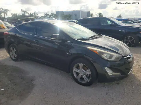 2016 Hyundai Elantra Value Edition VIN 5NPDH4AE0GH677574 фото 4