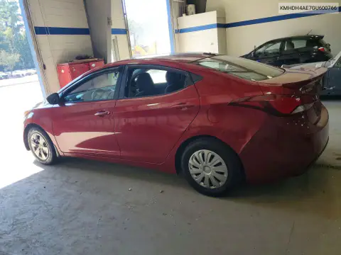 KMHDH4AE7GU600766 — 2016 Hyundai Elantra, фото 2 с аукциона Copart, Вандализм