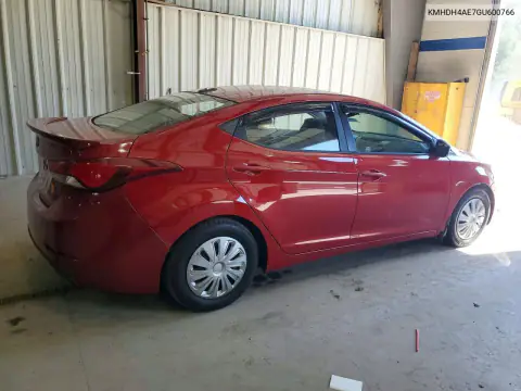 KMHDH4AE7GU600766 — 2016 Hyundai Elantra, фото 3 с аукциона Copart, Вандализм