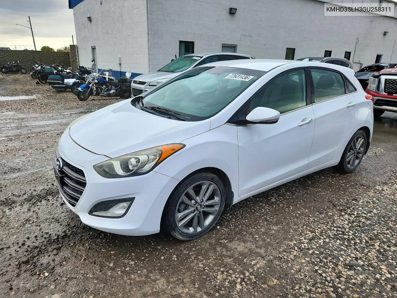 2016 Hyundai Elantra Gt Base VIN KMHD35LH3GU258311 фото 1