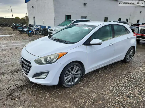 KMHD35LH3GU258311 — 2016 Hyundai Elantra, Мелкие вмятины и царапины, фото до ремонта