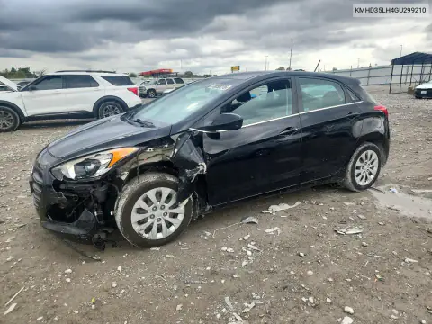 KMHD35LH4GU299210 — 2016 Hyundai Elantra, Передняя часть, фото до ремонта