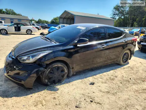 5NPDH4AEXGH785488 — 2016 Hyundai Elantra, Механические повреждения, фото до ремонта