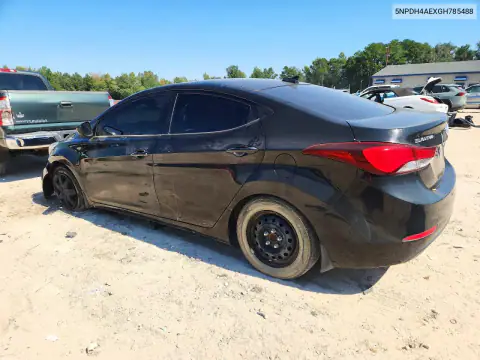 5NPDH4AEXGH785488 — 2016 Hyundai Elantra, фото 2 с аукциона Copart, Механические повреждения