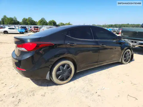 5NPDH4AEXGH785488 — 2016 Hyundai Elantra, фото 3 с аукциона Copart, Механические повреждения