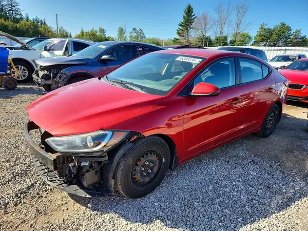 5NPD74LF2HH133958 Hyundai Elantra 2017 — повреждение Передняя часть, фото до ремонта