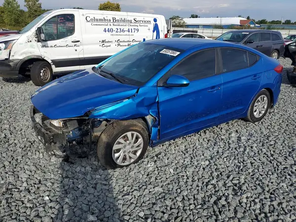 KMHD74LFXHU135345 — 2017 Hyundai Elantra, Передняя часть (Front End), фото до ремонта