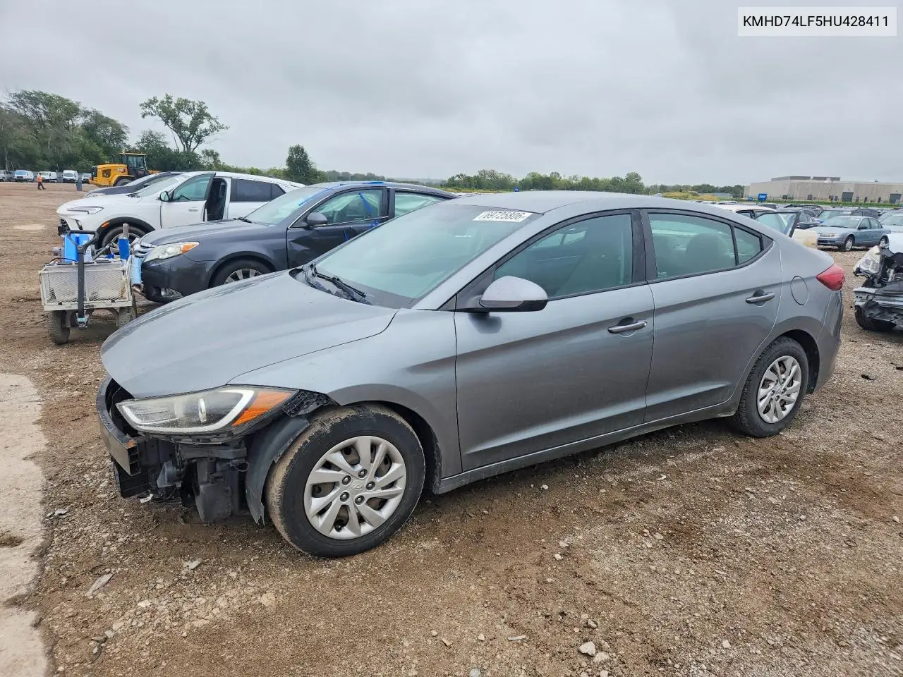 2017 Hyundai Elantra Se VIN KMHD74LF5HU428411 фото 1