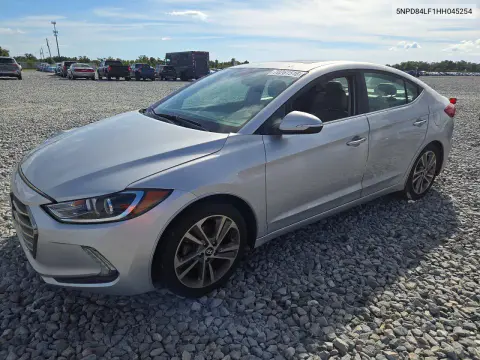 5NPD84LF1HH045254 — 2017 Hyundai Elantra, Передняя часть, фото до ремонта