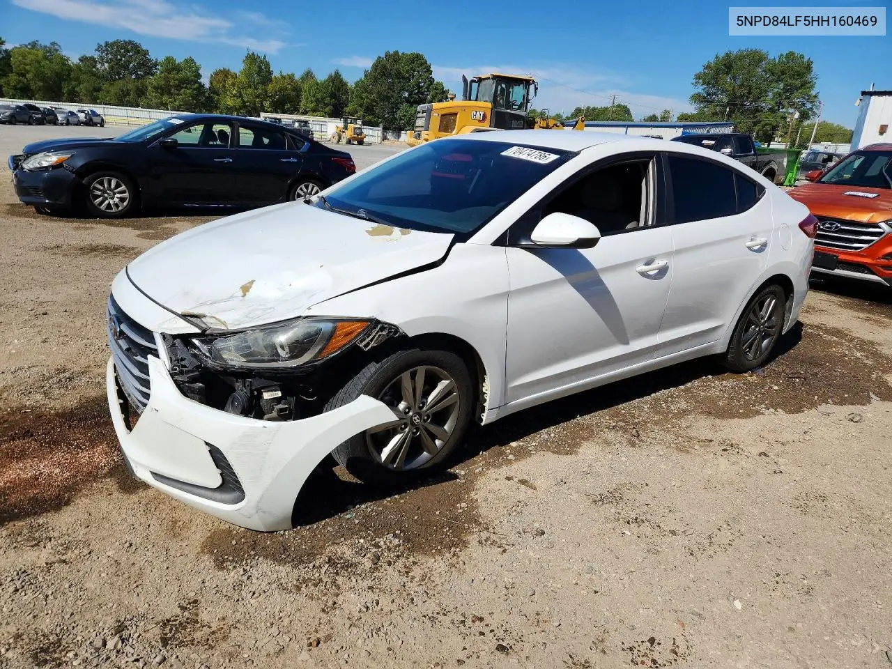 2017 Hyundai Elantra Se VIN 5NPD84LF5HH160469 фото 1