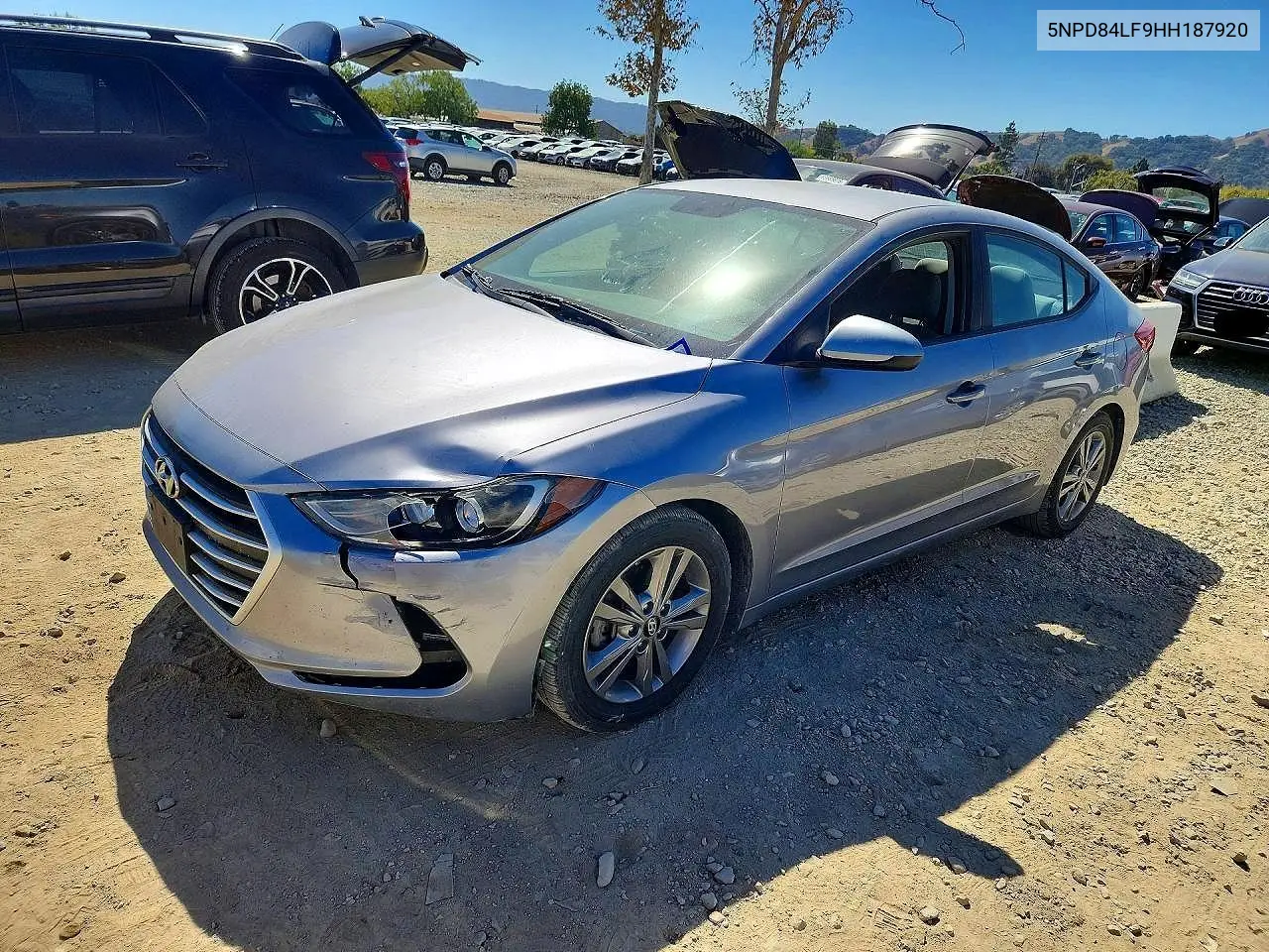 2017 Hyundai Elantra Se VIN 5NPD84LF9HH187920 фото 1