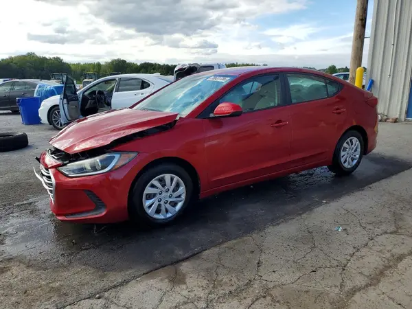 KMHD74LF0HU362740 — 2017 Hyundai Elantra, Передняя часть (Front End), фото до ремонта