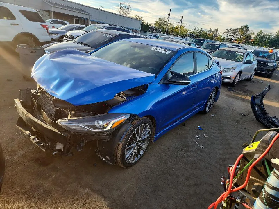 2017 HYUNDAI ELANTRA VIN KMHD04LB0HU345227 фото 1