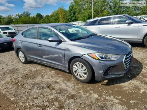 2017 Hyundai Elantra Se VIN KMHD74LF3HU364515 фото 4