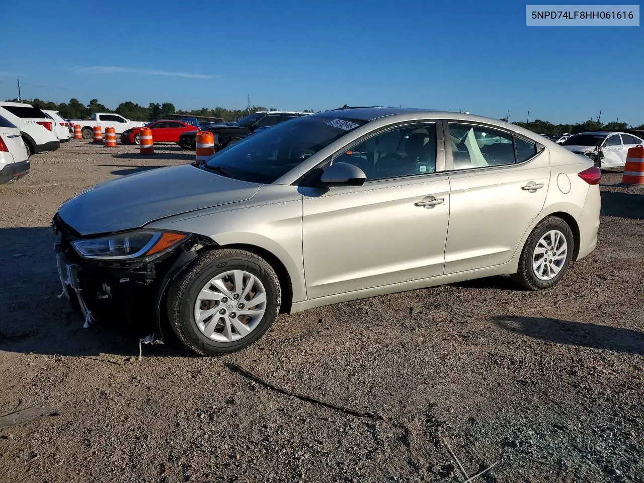 2017 Hyundai Elantra Se VIN 5NPD74LF8HH061616 фото 1
