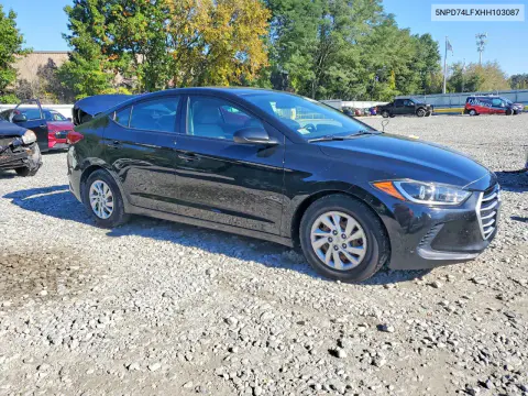 2017 Hyundai Elantra Se VIN 5NPD74LFXHH103087 фото 4