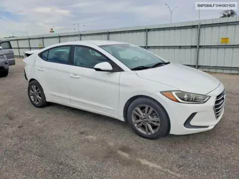 5NPD84LF1HH001920 — 2017 Hyundai Elantra, фото 4 с аукциона Copart, Задняя часть