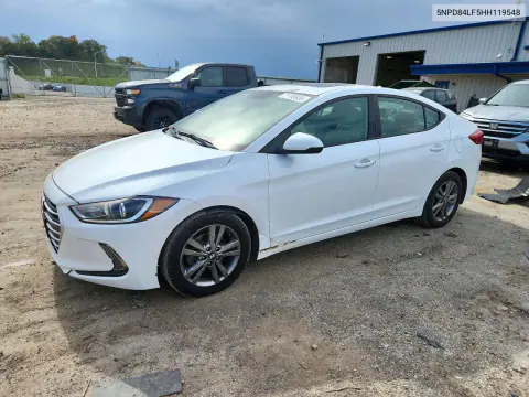 2017 Hyundai Elantra Value Edition VIN 5NPD84LF5HH119548 фото 1