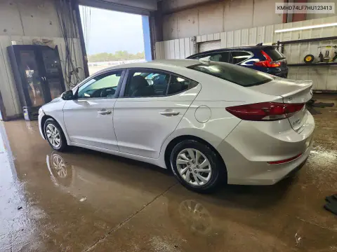 2017 Hyundai Elantra Se VIN KMHD74LF7HU123413 фото 2