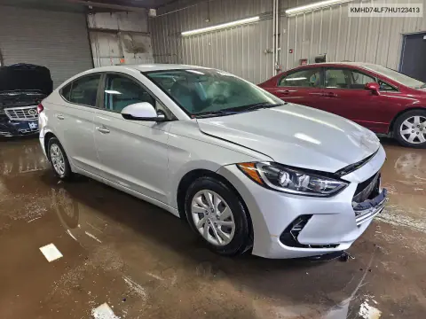 2017 Hyundai Elantra Se VIN KMHD74LF7HU123413 фото 4