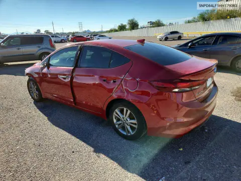 2017 Hyundai Elantra Se VIN 5NPD84LF1HH179083 фото 2